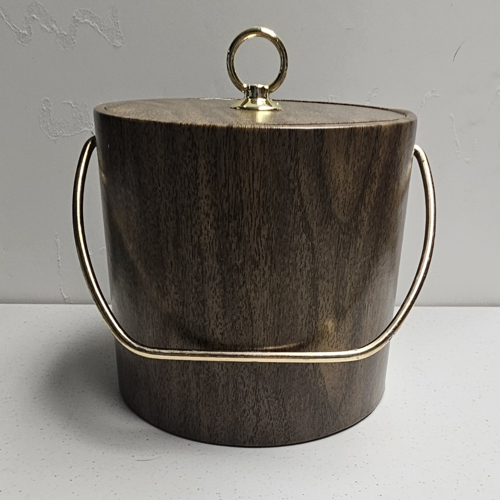 Vintage Insulated Vinyl Ice Bucket